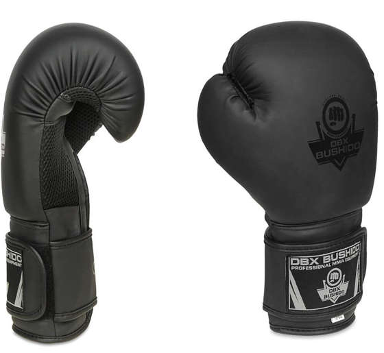 Rękawice bokserskie treningowe Czarny Mat z systemem Active Clima B-2v12