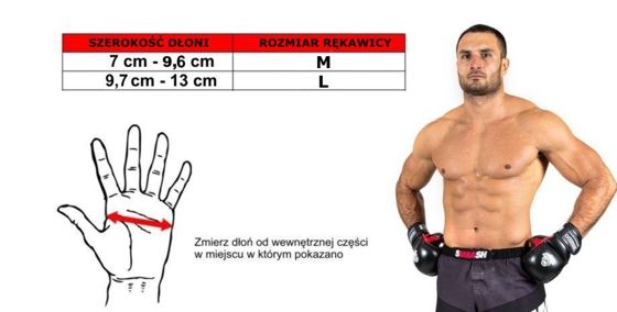 Rękawice do treningu MMA, MMA-TECH - ARM-2014a
